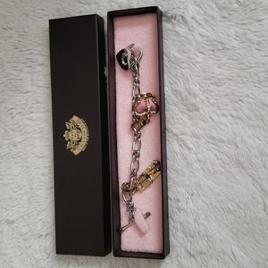 Juicy Couture Silver Charm Bracelet